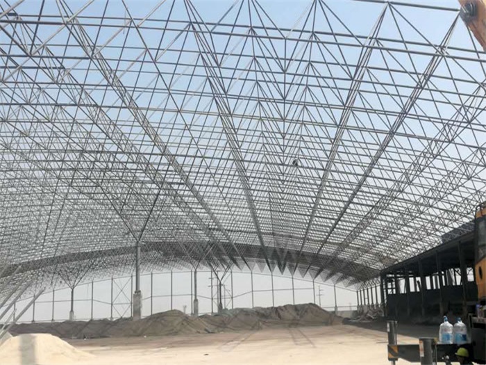 自贡钢厂料仓网架工程